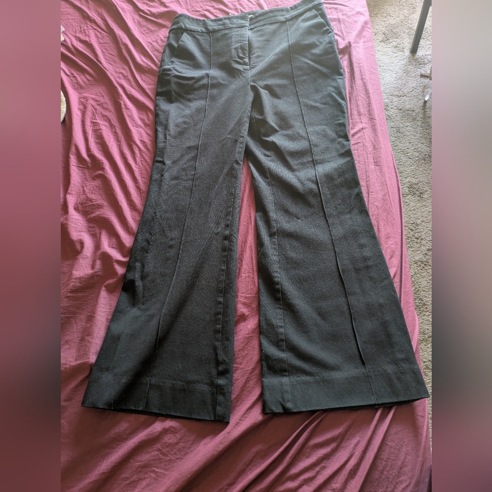 LOFT Curvy Flare Dress Pants Size 8